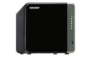QNAP TS-453D-4G 4 Bay NAS for Professionals with Intel Celeron J4125 CPU and Two 2.5GbE Ports