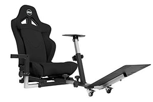 Openwheeler GEN2 Racing Wheel Stand Cockpit Black on Black | Fits All Logitech G29 | G920 | All Thrustmaster | All Fanatec Wheels | Compatible with Xbox One, PlayStation, PC Platforms