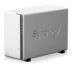 Synology 2 bay NAS DiskStation DS220j (Diskless), 2-bay; 512MB DDR4