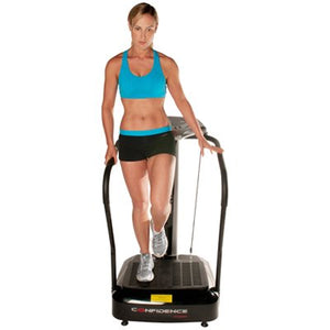 Confidence Fitness Whole Body Vibration Plate Trainer Machine with Arm