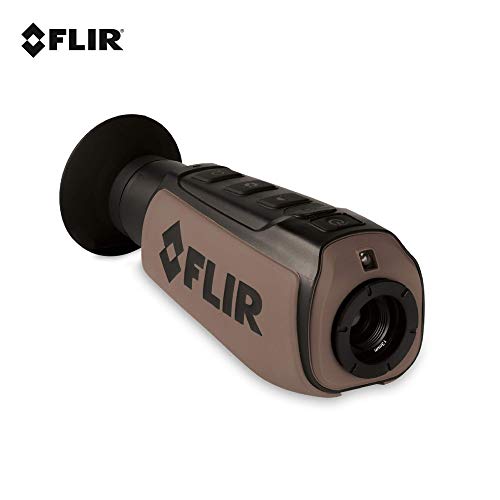 FLIR Scout III Handheld Thermal Imaging Monocular, Black/Brown