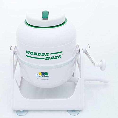 The Laundry Alternative | Wonderwash Non-Electric Portable Compact Mini Washing Machine, White