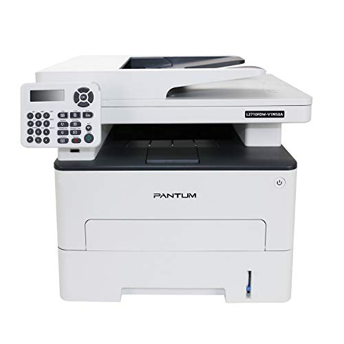 Pantum L2710FDW All-in-One Multifunction Monochrome Laser Printer Scanner Copier & Fax with Convenient Flatbed, Wireless Printing, Duplex Printing