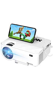 Mini Projector, TOPVISION Projector with Synchronize Smart Phone Screen, Upgrade to 3600L, 1080P Supported, 176" Display, 50,000 Hours Led, Compatible with Fire Stick,HDMI,VGA,USB,TV,Box,Laptop,DVD