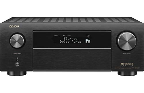 Denon | AVR-X4500H 9.2-channel home theater receiver with Wi-Fi, Apple AirPlay 2, and Amazon Alexa compatibility, Black