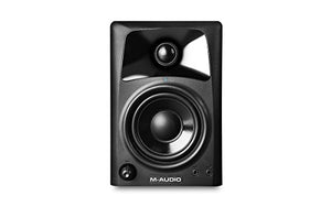 M-Audio AV32 | Compact Active Desktop Reference Monitor Speakers For Premium Playback, Professional Media Creation and Immersive Gaming Sound