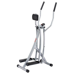 Sunny Health & Fitness SF-E902 Air Walk Trainer Elliptical Machine Glider w/LCD Monitor, 220 LB Max Weight and 30 Inch Stride