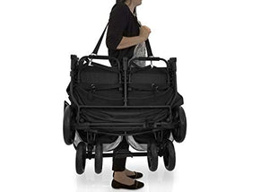 Jeep Destination Ultralight Side x Side Double Stroller, Midnight (Black)