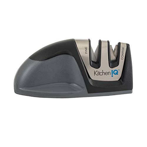 Retail therapy is for treating yourself.  Consider the KitchenIQ 50009 Edge Grip 2-Stage Knife Sharpener.