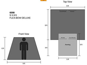 Kodiak Canvas | Flex-Bow Canvas Tent Deluxe | 8-Person
