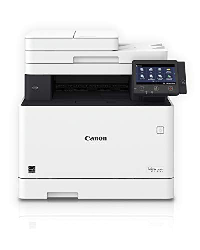 Canon Color Image CLASS MF743Cdw - All in One, Wireless, Mobile Ready, Duplex Laser Printer (Comes with 3 Year Limited Warranty), White, Mid Size, Amazon Dash Replenishment Ready
