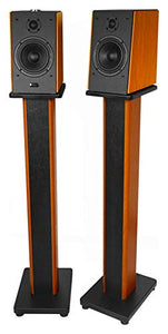 Rockville 2 RHTSC 36" Inch Bookshelf Speaker Stands Surround Sound Home Theater