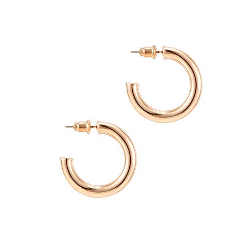 See why the PAVOI 14K Gold Colored Chunky Open Hoop Earrings are one of the highest trending gifts on the Internet right now!