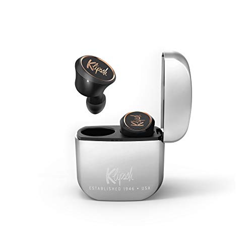Klipsch T5 True Wireless Earphones | Wireless Earbuds with Bluetooth  | Ultra-Comfortable Ear Tips