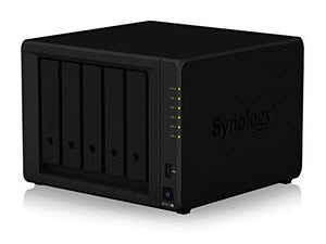 Synology 5 bay NAS DiskStation DS1019+ (Diskless), 5-bay; 8GB DDR3L