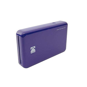 Kodak Mini 2 HD Wireless Portable Mobile Instant Photo Printer, Print Social Media Photos, Premium Quality Full Color Prints – Compatible w/iOS & Android Devices (Purple)