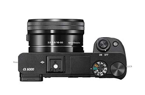 Sony | Alpha a6000 Mirrorless Digital Camera Body, Black