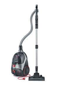 Severin S'Power Extreme Bagless Canister Vacuum Cleaner, Midnight Black