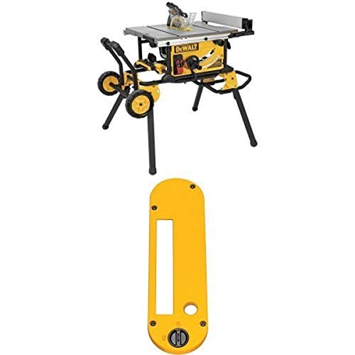 DEWALT DWE7491RS 10-Inch Jobsite Table Saw with 32-1/2-Inch Rip Capacity and Rolling Stand