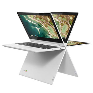 Lenovo Chromebook C330 2-in-1 Convertible Laptop, 11.6-Inch HD (1366 x 768) IPS Display, MediaTek MT8173C Processor, 4GB LPDDR3, 64 GB eMMC, Chrome OS, 81HY0000US, Blizzard White