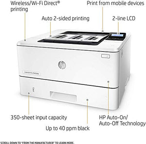 HP LaserJet Pro Laser Printer with Built-in Ethernet & Double-Sided Printing