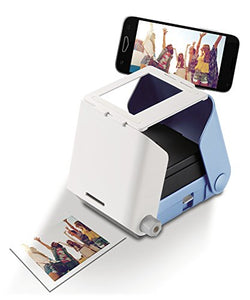 KiiPix Smartphone Picture Printer, Blue | Instantly Print Fun, Retro-Style Photos Right from Smartphone Screen | Portable | No Batteries Required | Great for Crafts, Parties and More!