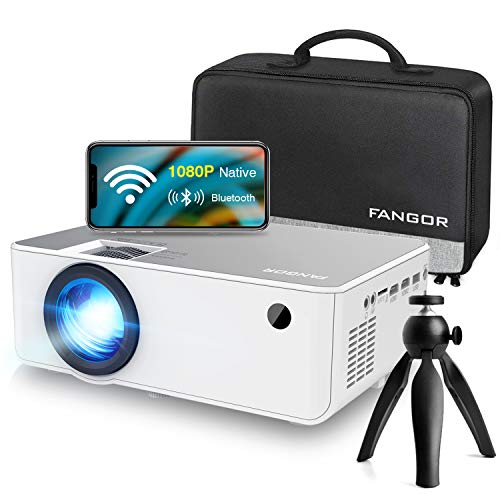 1080P HD Projector, WiFi Projector Bluetooth Projector, FANGOR 5500 Lumen 230