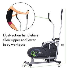 Body Rider Body Flex Sports Elliptical Exercise Machine, at-Home Exercise Equipment