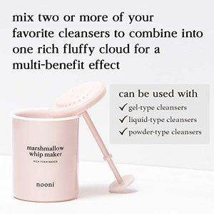 NOONI Marshmallow Whip Maker Foam Cleanser | Rich Foam Maker for Face Wash | Korean Skincare Tools
