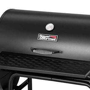 Royal Gourmet CC1830F Charcoal Grill with Offset Smoker, Black