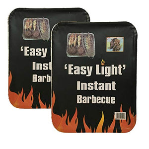Disposable Charcoal Grill On The Go Ready to Use Easy to Light 2 Pack Product Name