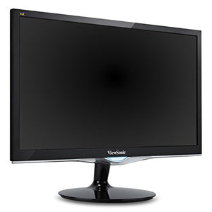 ViewSonic VX2452MH 24 Inch 2ms 60Hz 1080p Gaming Monitor with HDMI DVI and VGA inputs, Black
