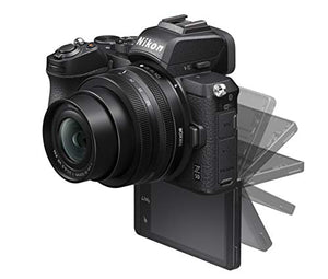 Nikon | Z50 Compact Mirrorless Digital Camera, 2 Zoom Lens Kit, Black