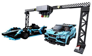 LEGO Speed Champions Formula E Panasonic Jaguar Racing Gen2 car and Jaguar I-PACE eTROPHY 76898 Building Kit, New 2020 (565 Pieces)