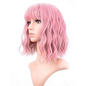 See why the VCKOVCKO Pastel Pink Wavy Wig is blowing up on TikTok.   #TikTokMadeMeBuyIt