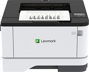 Lexmark B3442dw Monochrome Laser Printer with Full-Spectrum Security and Print Speed up to 42 ppm(29S0300),Gray/White,Small