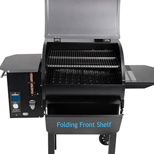 Camp Chef PG24MZG SmokePro Slide Smoker with Fold Down Front Shelf Wood Pellet Grill, Pack of 1, Black