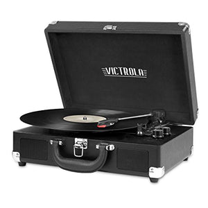 Come see why the Victrola Bluetooth Suitcase Record Player is one of the highest trending gifts on the Internet right now!