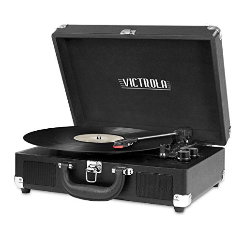 Come see why the Victrola Bluetooth Suitcase Record Player is one of the highest trending gifts on the Internet right now!