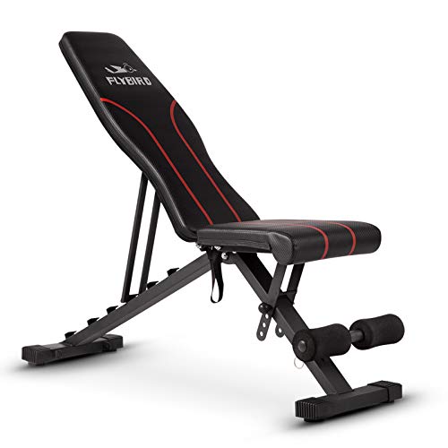 FLYBIRD | Adjustable Bench, Utility Weight Bench for Full Body Workout