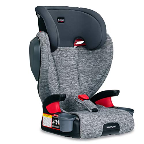 Britax USA Highpoint 2-Stage Belt-Positioning Booster Cool Flow Ventilating Fabric Car Seat - Highback and Backless - 3 Layer Impact Protection - 40 to 120 Pounds