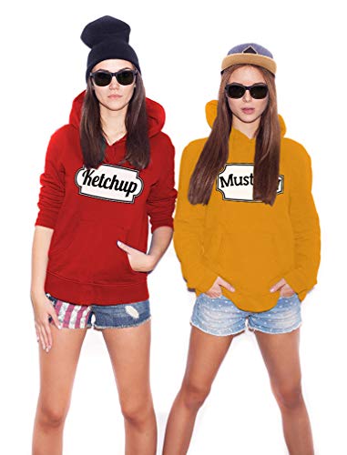 See why this Matching Ketchup and Mustard Costume is as simple, quick, and easy as it comes for this Halloween. We've curated the perfect list of best friends and couples Halloween costume ideas for you to be inspired from. Whether looking for quick easy simple costumes, matching characters costumes, or a punny Halloween pun costume, we'll help you decide!
