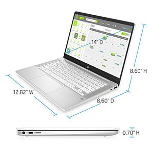 HP 14a-na0020nr Chromebook 14-Inch HD Laptop, Chrome (Ceramic White)