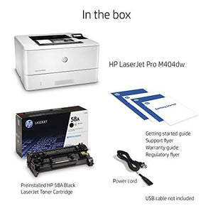 HP LaserJet Pro M404dw Monochrome Wireless Laser Printer