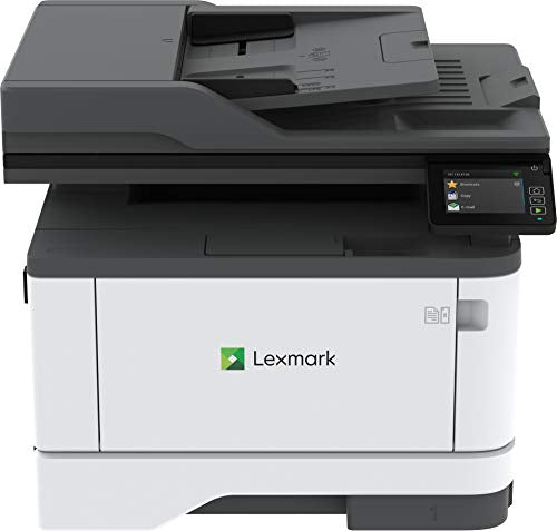 Lexmark MB3442adw Multifunction Monochrome Laser Printer with Print, Copy, Fax, Scan and Wireless Capabilities with Full-Spectrum Printing and Printers up to 42 ppm (29S0350), Gray/White, Small