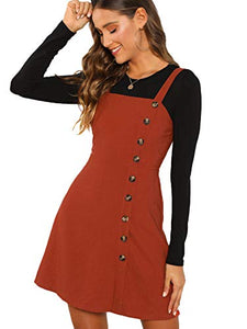 This  Button Front Pinafore Overall Dress is a great addition to any cottagecore clothes wardrobe. Take a look at our collection of cottagecore clothes.  We update the list daily, so check back often for new looks!  We hope we will be your favorite cottagecore clothes shop!