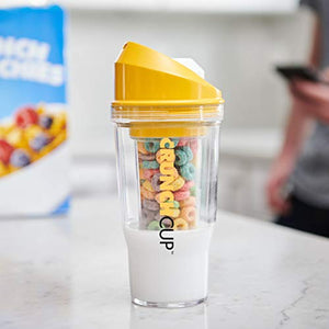 See why the CrunchCup, a Portable Cereal Cup On-the-Go, is trending on TikTok and selected as one of our favorite interesting Amazon finds! A unique, cool, and amazing TikTok Amazon must-have.  #AmazonFinds #TikTokMadeMeBuyIt