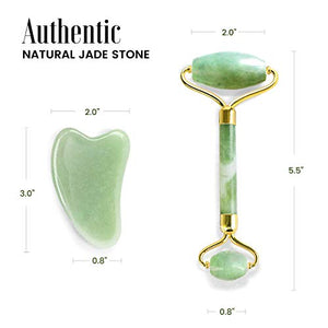 See why the Roselyn Boutique Jade Roller and Gua Sha Set is blowing up on TikTok.   #TikTokMadeMeBuyIt