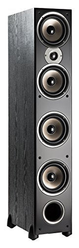 Polk Audio Monitor 70 Series- Tower Speaker (Black, Single) for Multichannel Home Theater- (4) 6.5