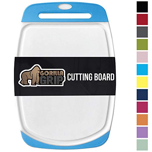 Gorilla Grip Original Oversized Cutting Board, 3 Piece, BPA Free, Dishwasher SAF